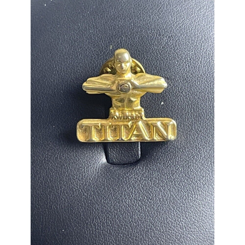 LMH Pin Pinback KWIKSET Deadbolt Door Lock TITAN Goldtone HOME DEPOT Employee